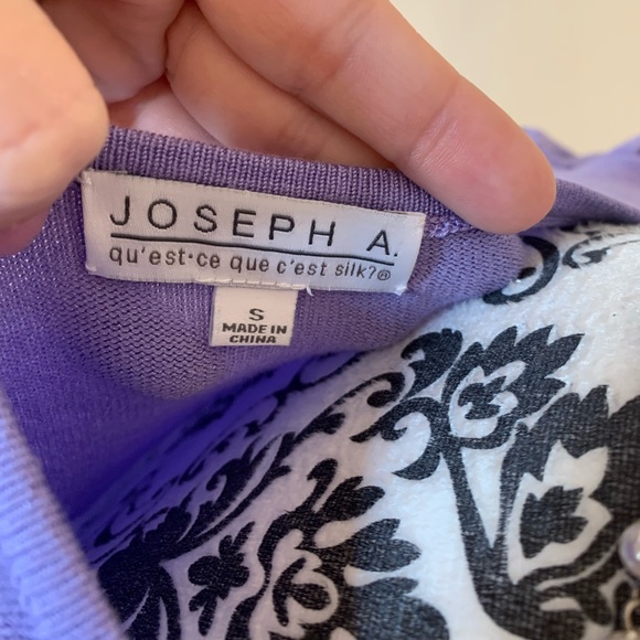 Joseph A. Beautiful women’s sweater, short, puff sleeves, size small. - Picture 7 of 9